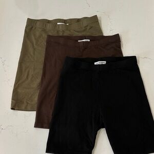 NWOT Cotton Citizen Biker Short Bundle (3pc)